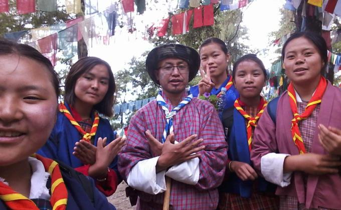 Community service at Drukgyel Dzong