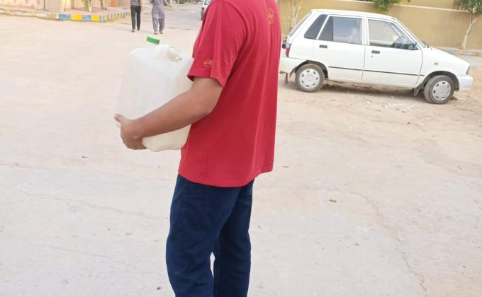 Social Service ( Water delivering activity )

