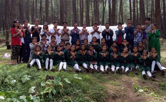 Camping; a learning place