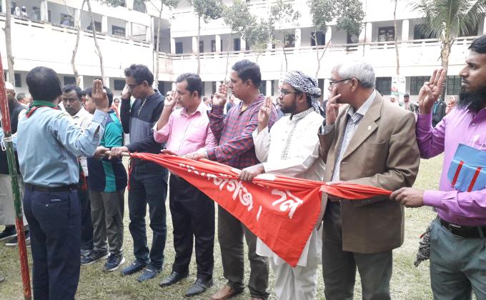 ৩৩৩ তম রোভার স্কাউট লিডার ব্যাছিস কোর্সের দীক্ষা গ্রহণ।