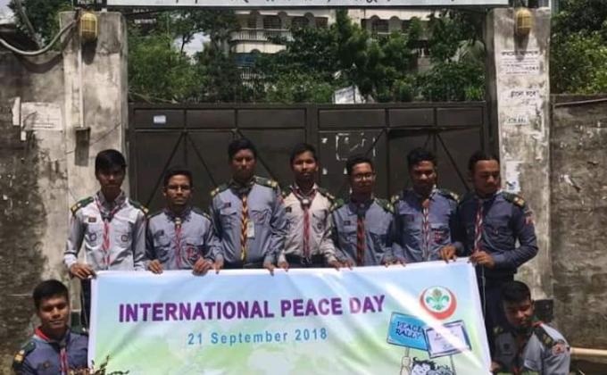 International messenger of peace day celebrating