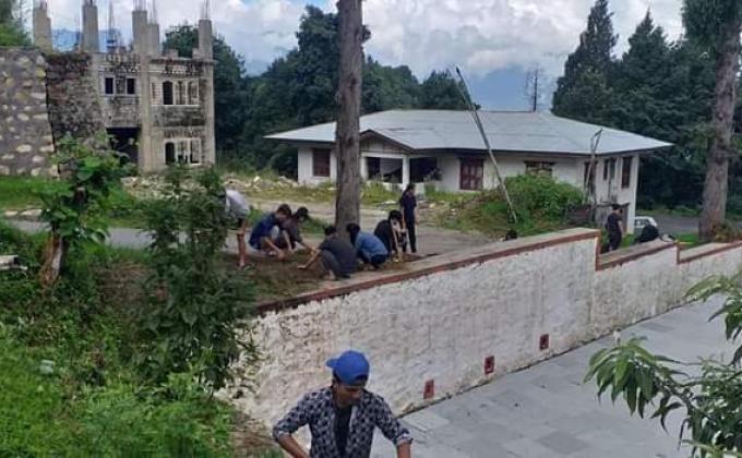  Beautification of college Zangdopelri
