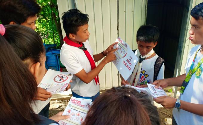 FIGHT THE BITE: INAC Scouts conducts Anti-Dengue Campaign