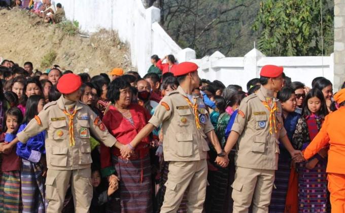 Nganglam dungkhag tshechu Duty