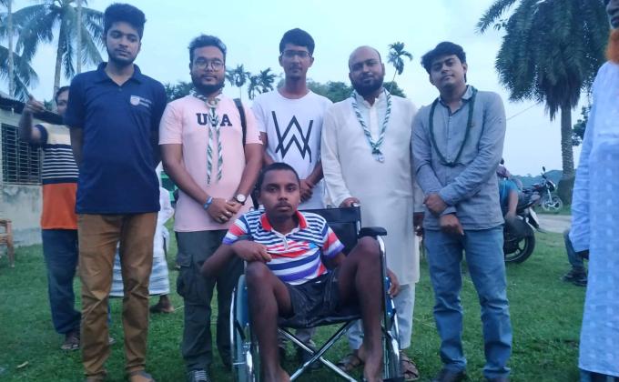 অটিজম ও প্রতিবন্ধী শিশুদের হুইল চেয়ার বিতরন ২০১৯