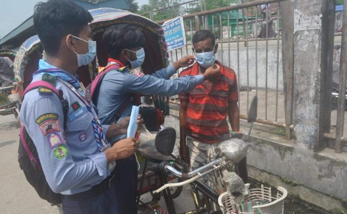 শতভাগ মাস্ক নিশ্চিতকরণ 