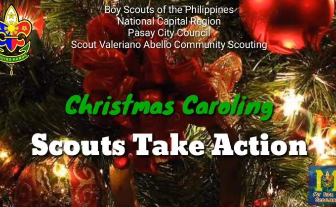 Christmas Caroling, Scouts Take Action