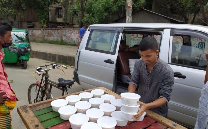 Eid Food Distribution By Golden Eagle Open Air Scout Group 