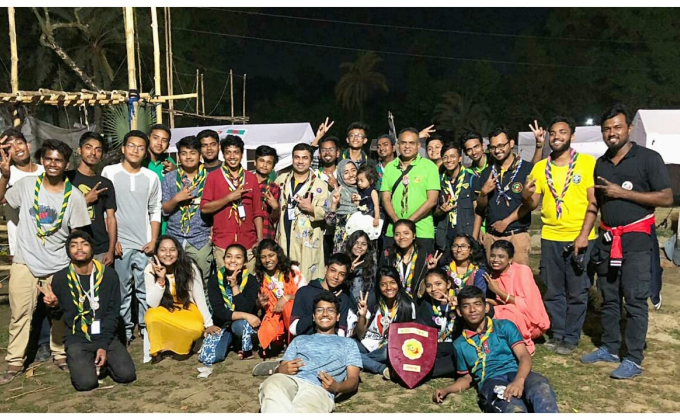 10 th Bangladesh And 3 rd Saanso scout jamboree 2019