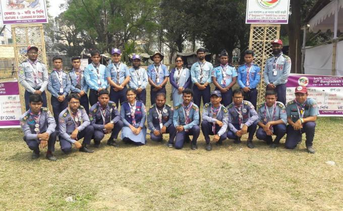 ১০ম বাংলাদেশ ও ৩য় সানসো স্কাউট জাম্বুরীতে সেচ্ছাসেবক কার্যক্রম।