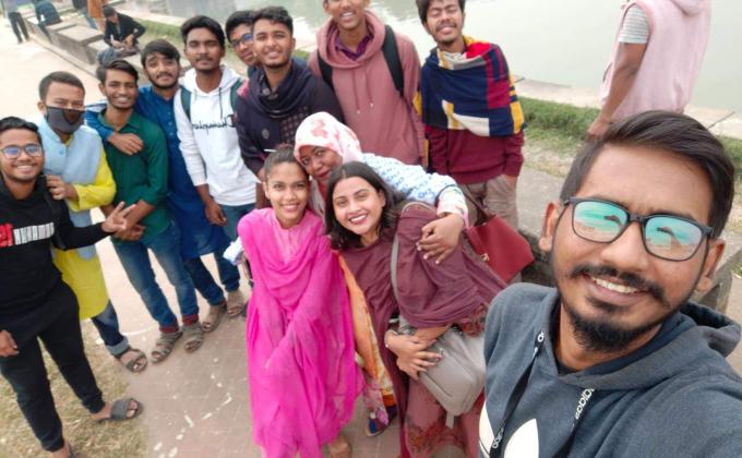 ক্রু মিটিং; পিপল'স ওপেন রোভার স্কাউট গ্রুপ।