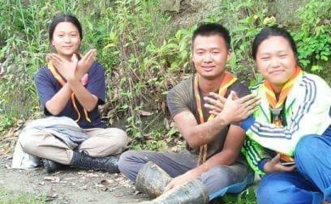 Fire raised Kibu Lungtsen lhakhang 