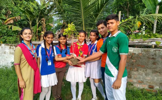 spreading culture of peace and plantation program