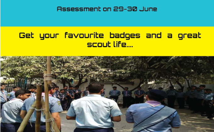 First Online intra Group Proficiency Badge Course of BIAM Model School and College Scout Group