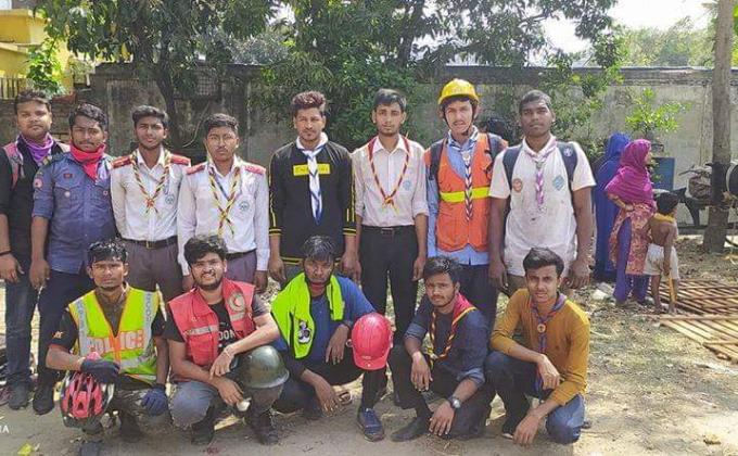 অগ্নিকান্ডে সেবাদান