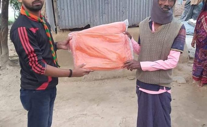 Distribution of winter clothes-2020