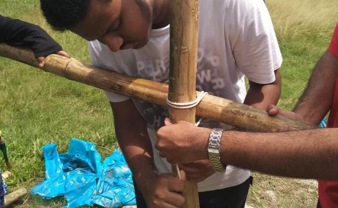 দড়ির কাজ শেখা এবং অনুশীলন