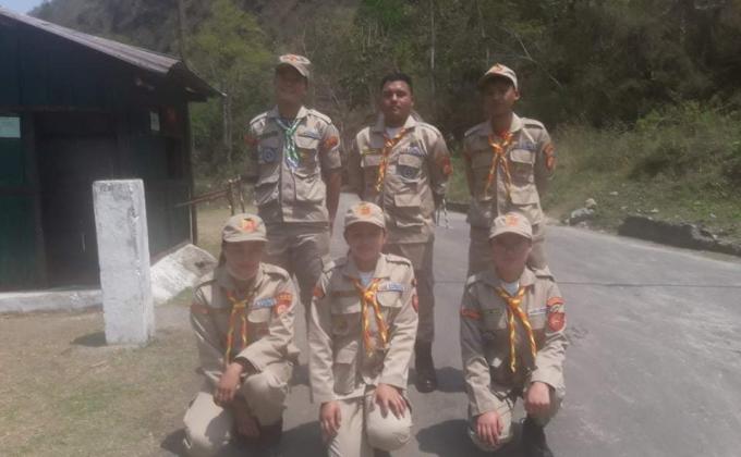 Service at sunkosh checkpoints.(Against covid-19)