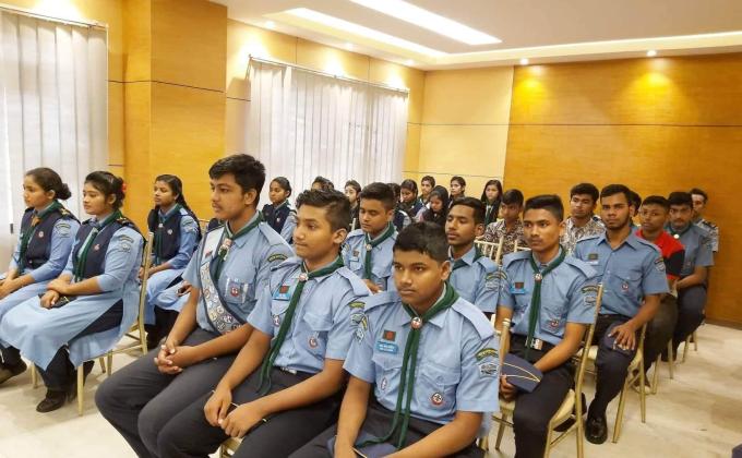 লোগো উন্মোচন বিষয়ক প্রোগ্রাম। 