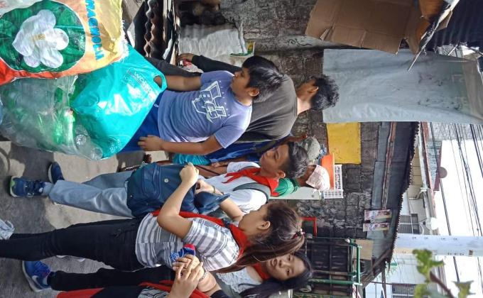 Day 4 Community Service SWA Entry of Caloocan High School Senior Scouts