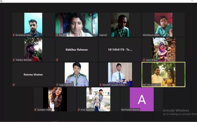 ভার্চুয়াল(অনলাইন) ঈদ আড্ডা অনুষ্ঠান-২০২০ ইং