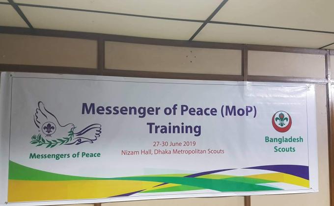 We are learning how to create peace and be a messenger of peace.