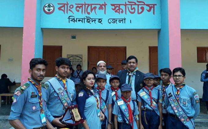 ঝিনাইদহ শাপলা কাব ও পিএস অ্যাওয়ার্ড মূল্যায়নকারীদের জাতীয় পযার্য়ের পরীক্ষা 