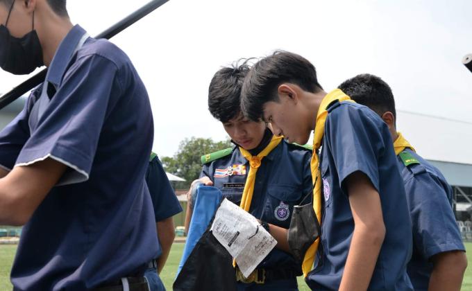 ร่วมกิจกรรมลูกเสือ