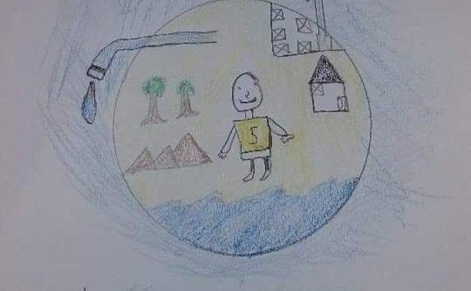 Marine Pollution Poster Making