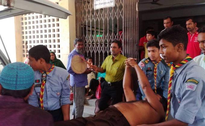 ঝিনাইদহ সদর হাসপাতালে সেবাদান 