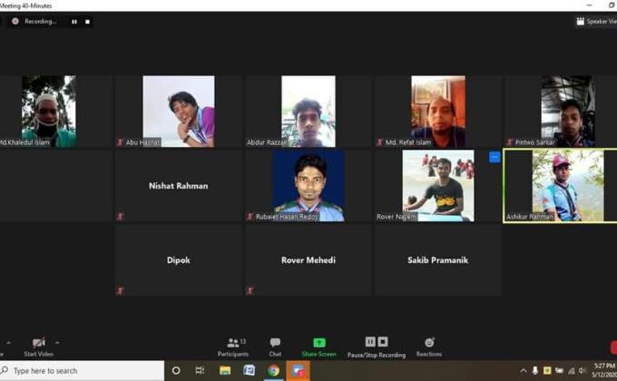 বাংলাদেশ স্কাউটসের নির্দেশনায় করনা মহামারী তে আইডিয়াল ইনস্টিটিউট অব টেকনোলোজি সাপ্তাহিক ক্রু মিটিং সম্পুন্ন হয়েছে।