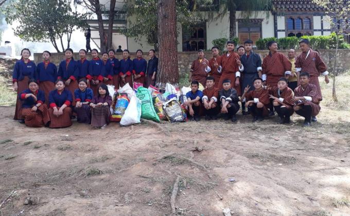 segregating school's waste 