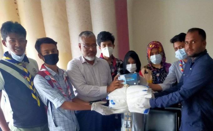 পিপিই ও মাস্ক বিতরণ ২০২০