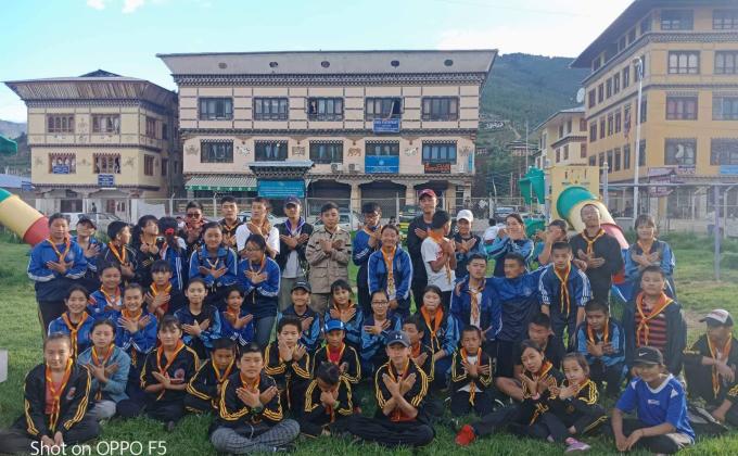 Mass cleaning of Paro town #CleanBhutan