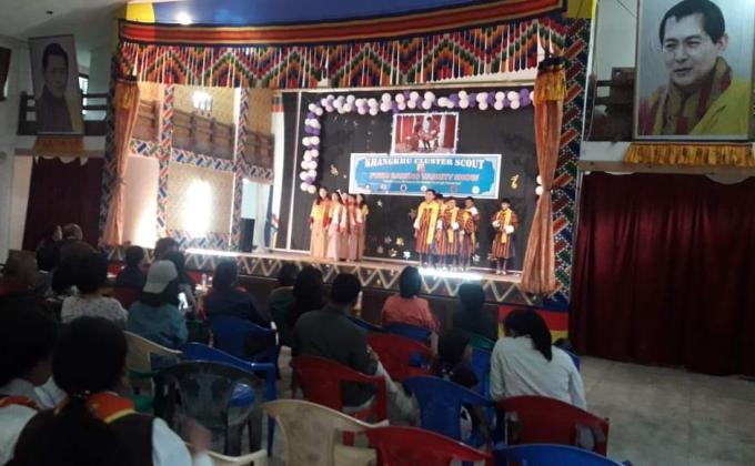 Fund Raising Show by the Scouts