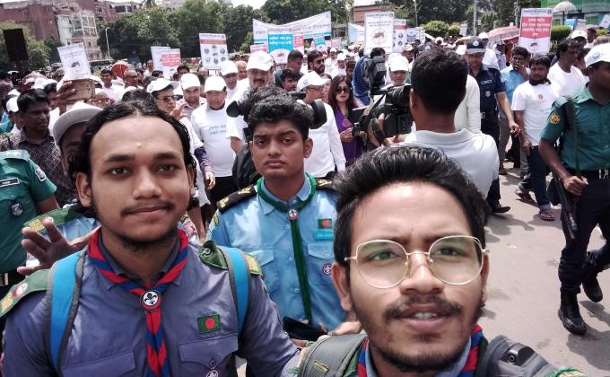 ডেঙ্গু মশা বা ডেঙ্গু জ্বর সংক্রান্ত সতর্কতা র‍্যালি