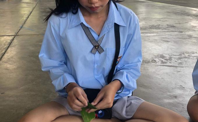 ทำกระทงบริจาควัด