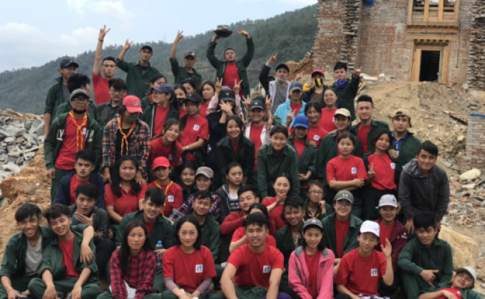 Another Helping hand to renovation of the Wangdiphodrang Dzong