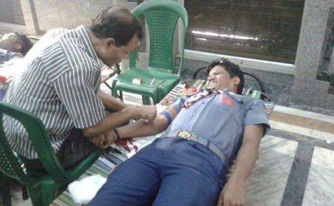blood donation campaign.