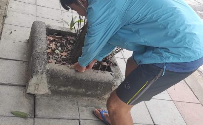 เก็บขยะ