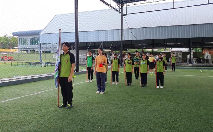 ซ้อมเดินลูกเสือ