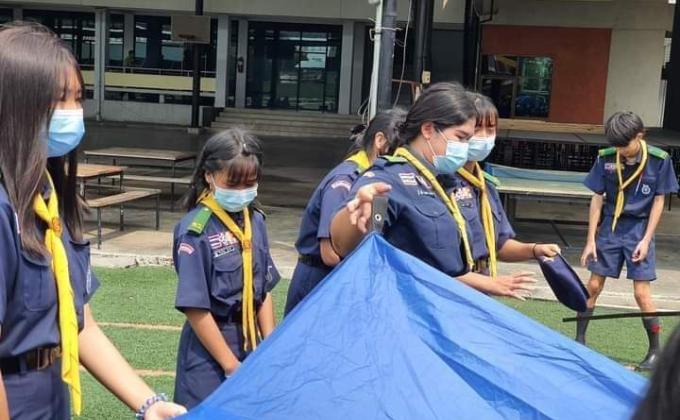 ร่วมกิจกรรมลูกเสือ