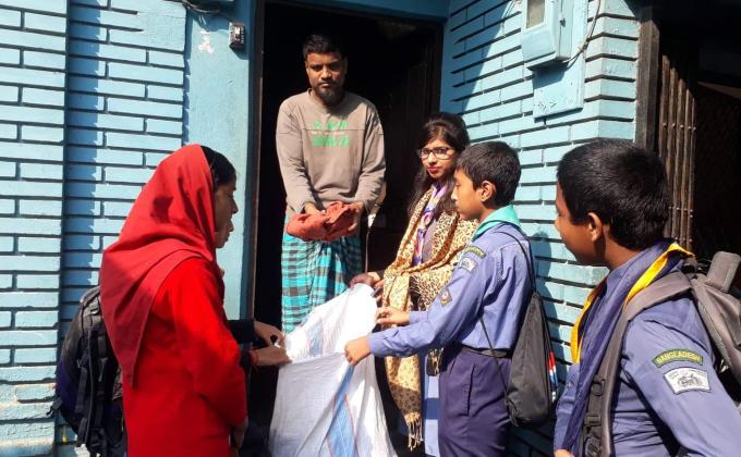 Collecting Winter Clothes