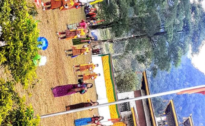 Volunteered as a dance coordinator during local festival at my village