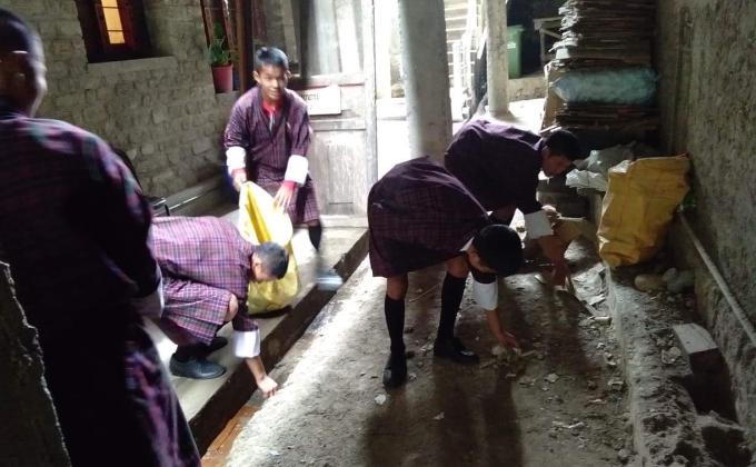 Cleaning Campaign on Peace Day