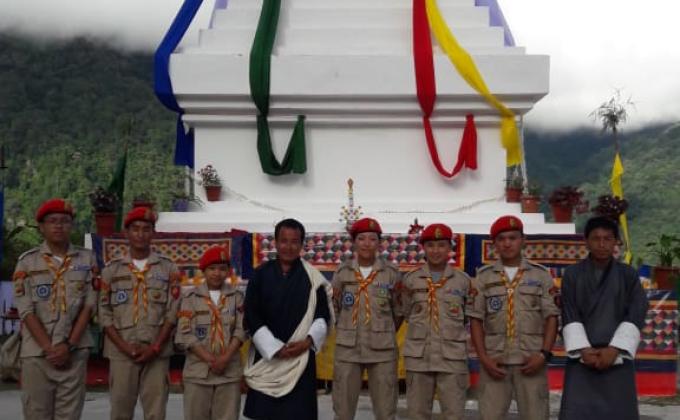 Jangsem Chorten(Stupa)Opening Ceremony  