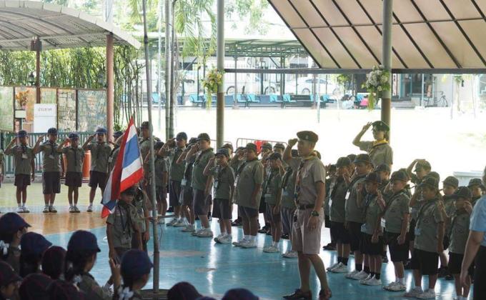กิจกรรมปิดกองลูกเสือสำลอง