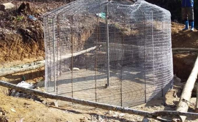 Building up water tank