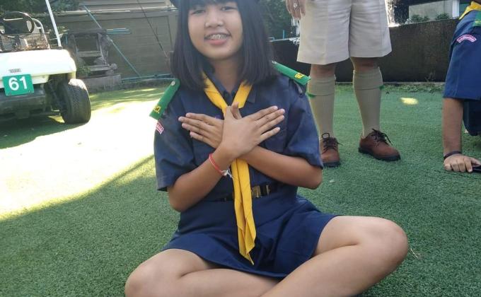 เข้าร่วมอมรมลูกเสือผู้นำสันติภาพ