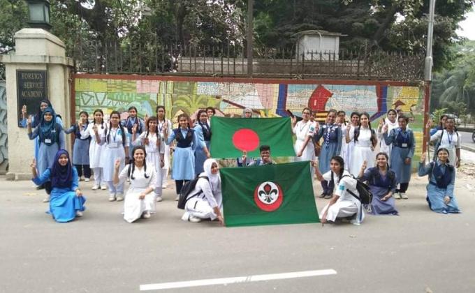 সিদ্ধেশ্বরী গার্লস কলেজ গ্রুপ ক্যাম্প-২০১৯